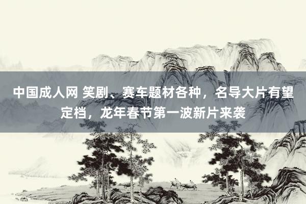 中国成人网 笑剧、赛车题材各种，名导大片有望定档，龙年春节第一波新片来袭